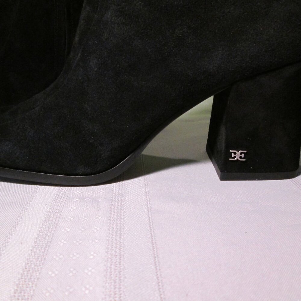 Sam Edelman Mayla Suede Ankle Boot Black Sz 8M NIB - Picture 10 of 13